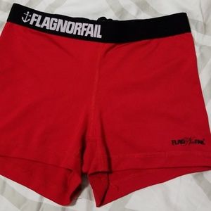 Flag nor Fail workout shorts